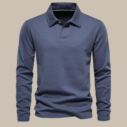 Lars | Stylish Long Sleeve Polo for Men