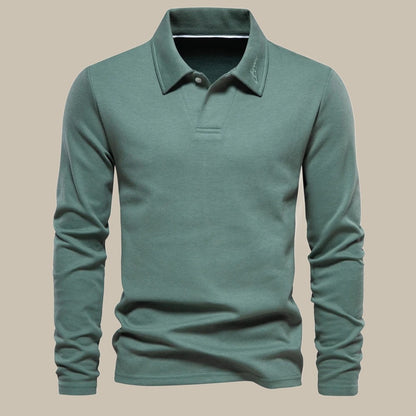 Lars | Stylish Long Sleeve Polo for Men