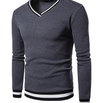 Lars | Warm men's sweatshirt with colour block