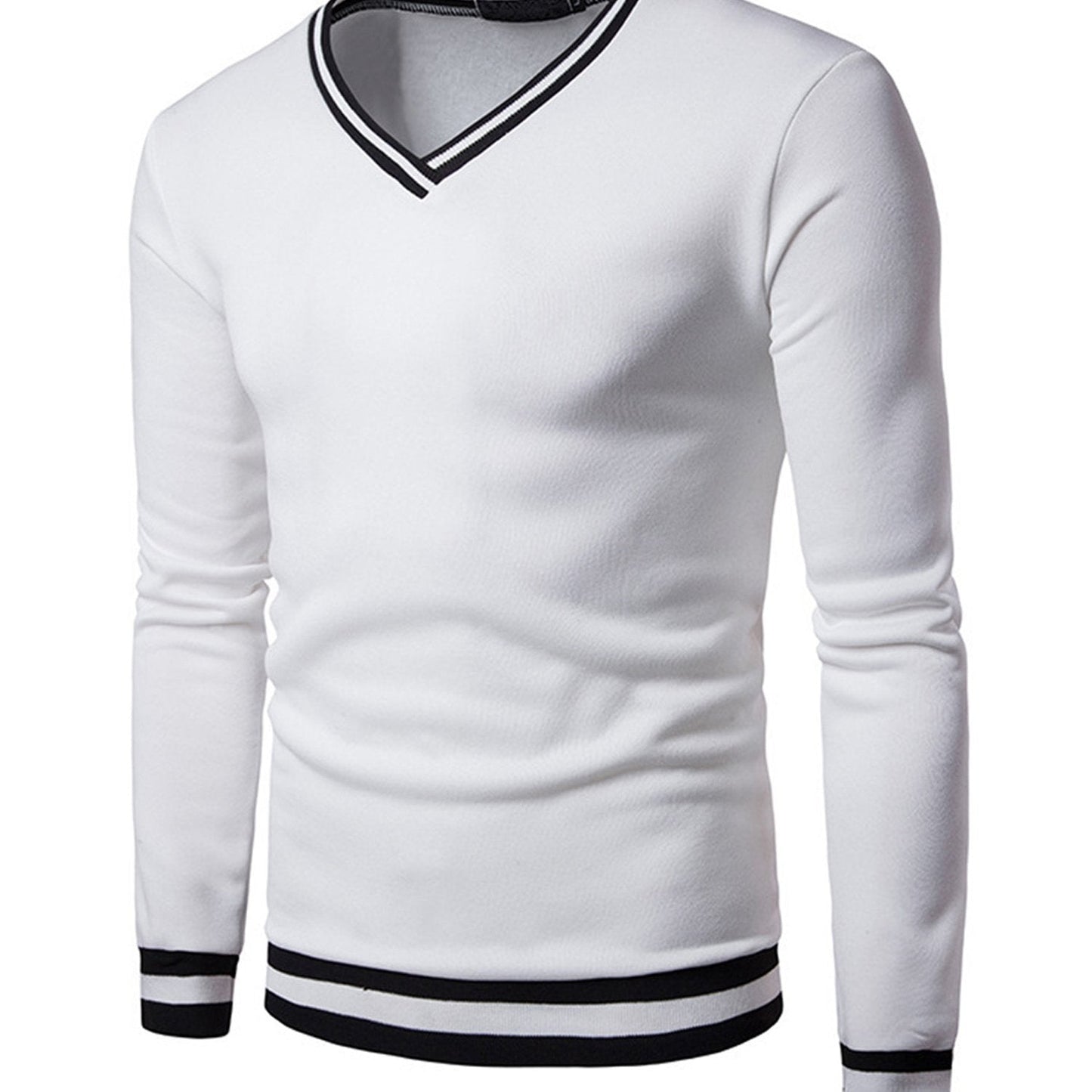 Lars | Warm men's sweatshirt with colour block