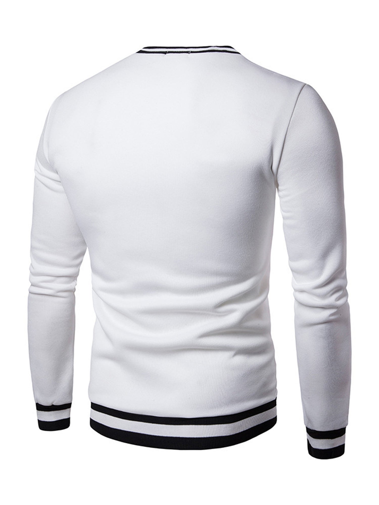 Lars | Warm men's sweatshirt with colour block