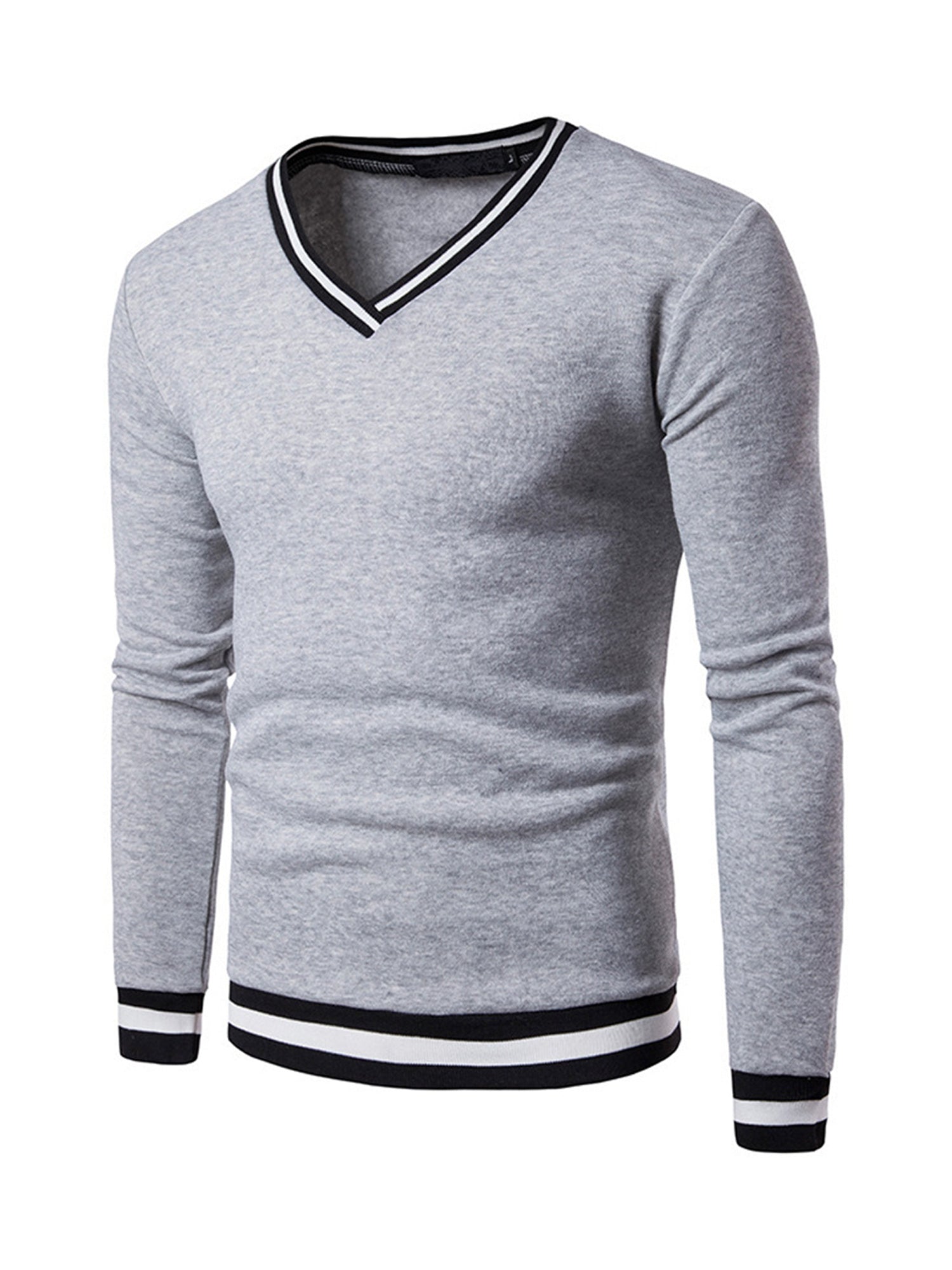 Lars | Warm men's sweatshirt with colour block
