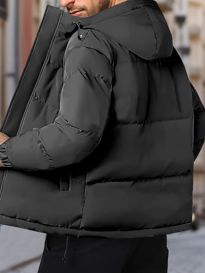 Lars | Warm windproof men's winter jacket with hood
