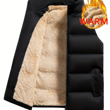 Lars | Warm fleece winter gilet for men