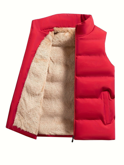 Lars | Warm fleece winter gilet for men