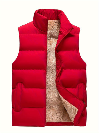 Lars | Warm fleece winter gilet for men