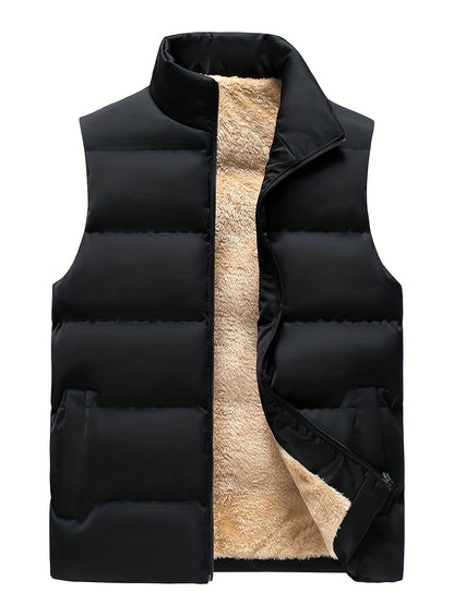 Lars | Warm fleece winter gilet for men