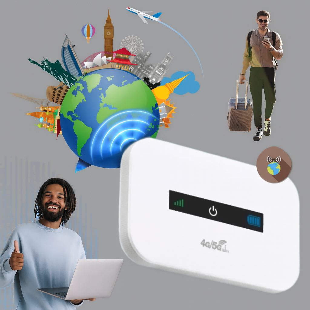 Portable Wi-Fi Router – Internet Access on the Go