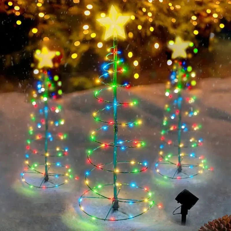 LED-kerstboom | op zonne-energie