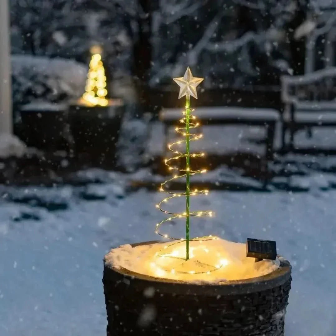 LED-kerstboom | op zonne-energie