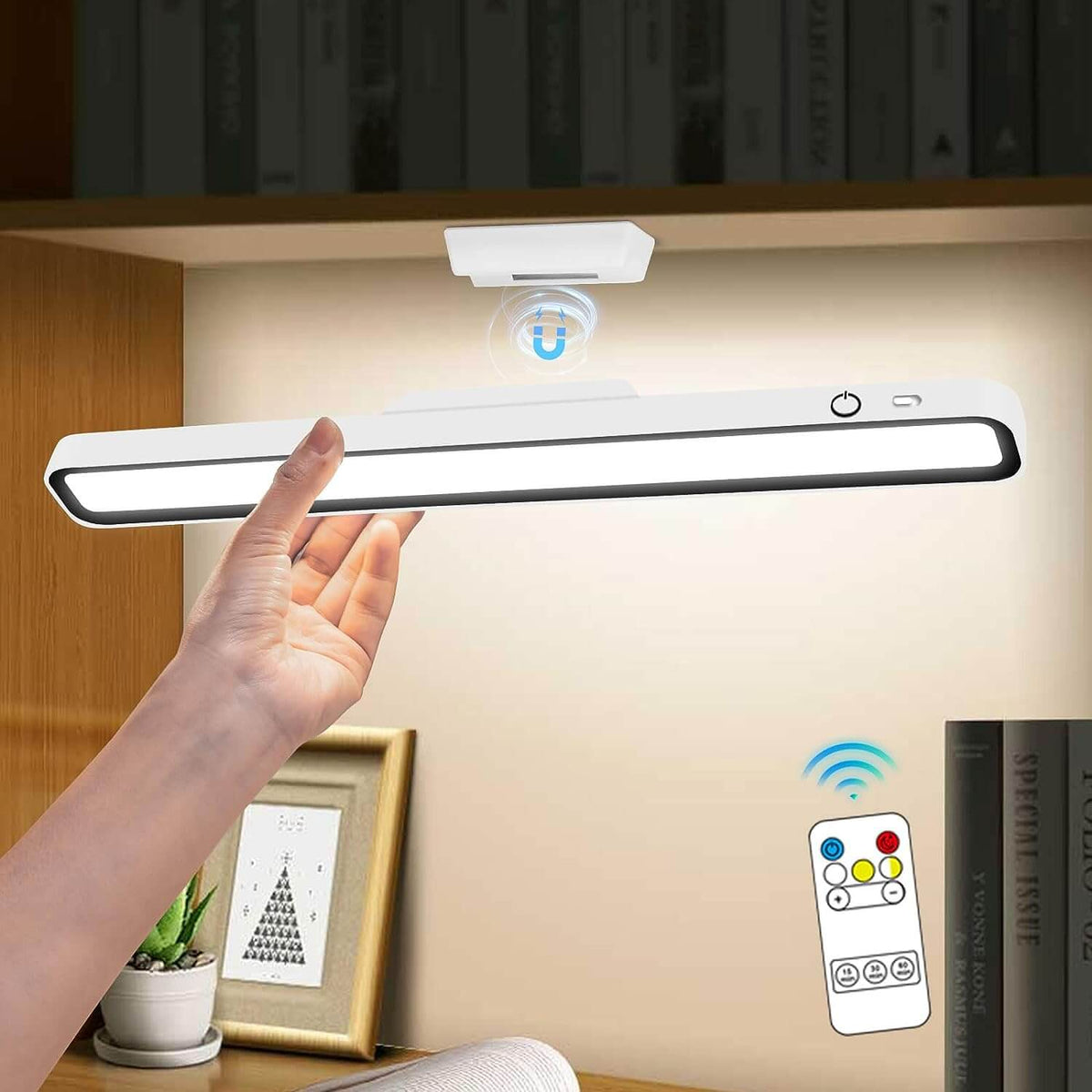 Bezdrôtová nabíjateľná LED lampa - nastaviteľná a stmievateľná