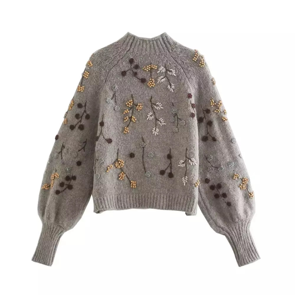 Lely | Comfortable Soft Jumper for Women with Autumn Print