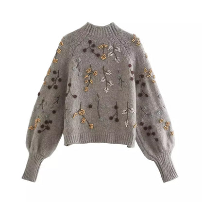Lely | Comfortable Soft Jumper for Women with Autumn Print