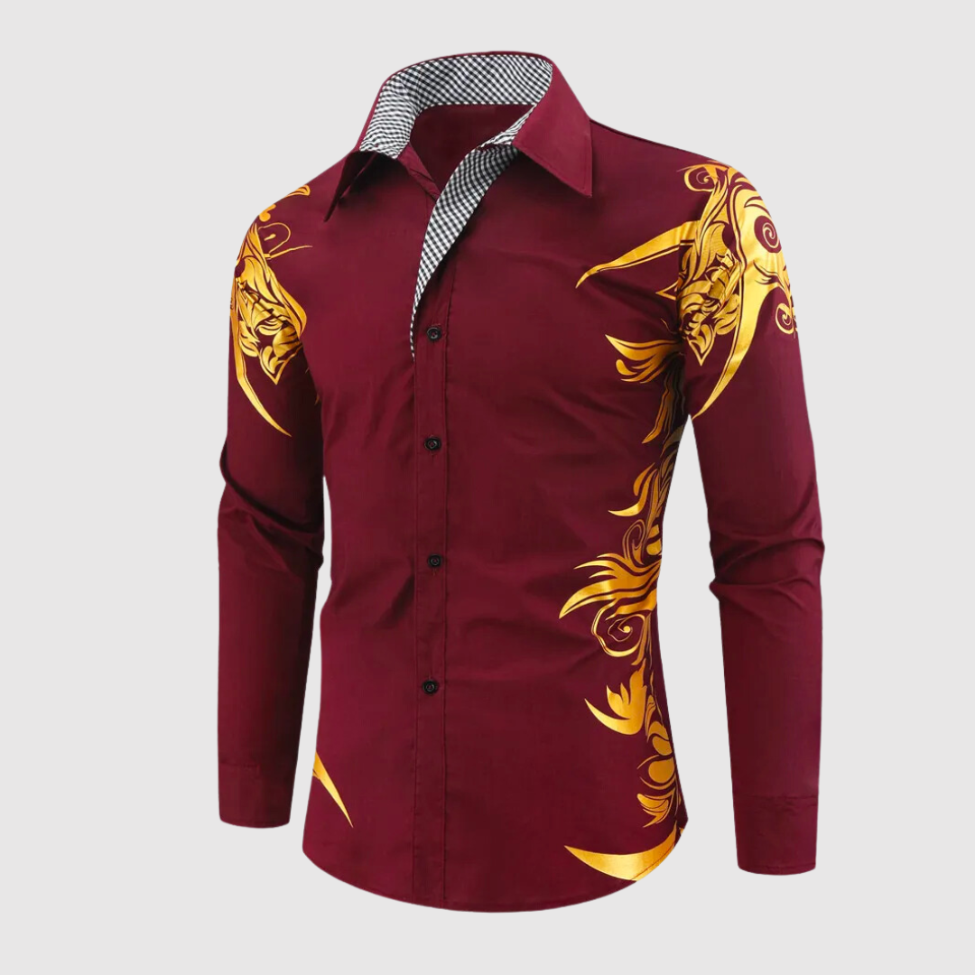 Lennart | Stylish Men's Shirt with Print