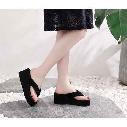 Orthopaedic Black Comfort Slippers - Anna