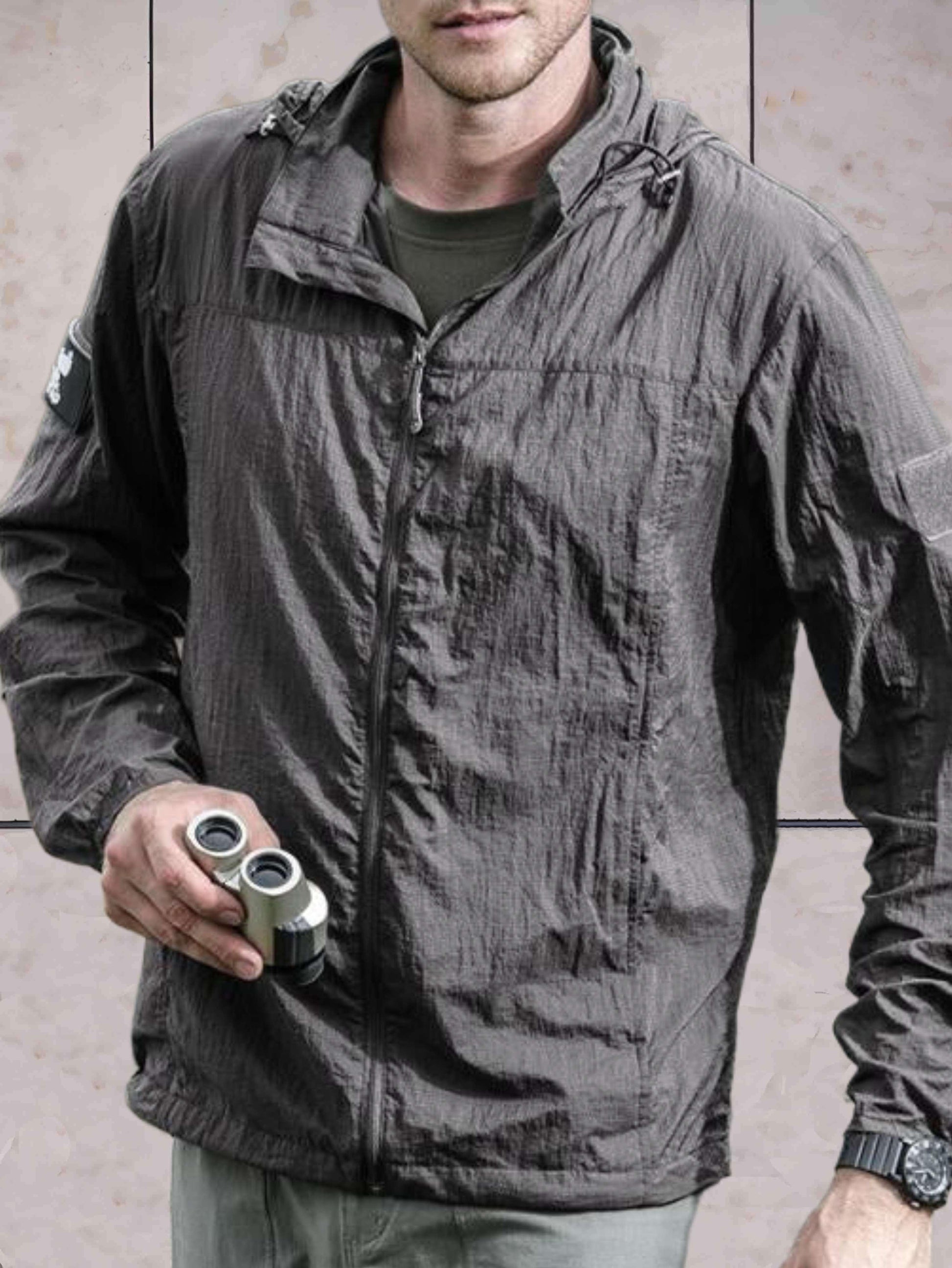 Liam | Lightweight Waterproof Jacket with Hood and Zip