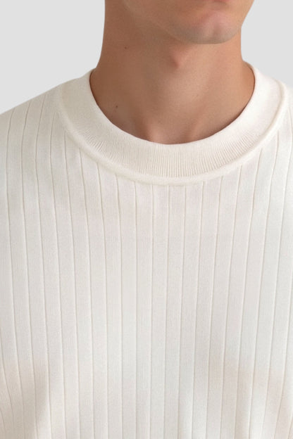 Liam | Ribbed Knit Men's Long Sleeve Jumper