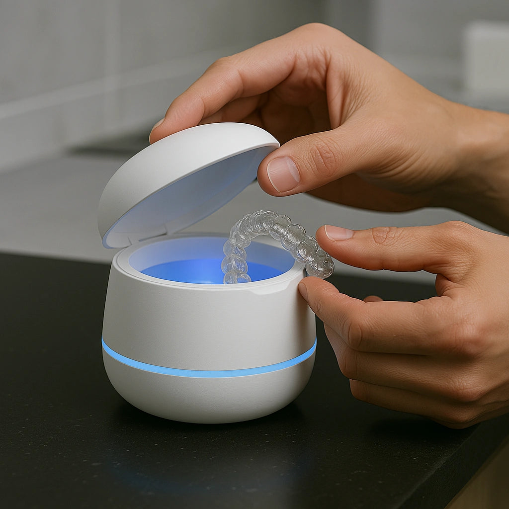 Limpiador ultrasónico UV para dientes