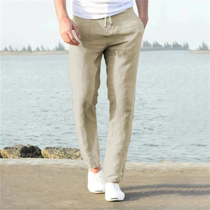 Men's Linen Summer Trousers – Casual Style with Airy Design