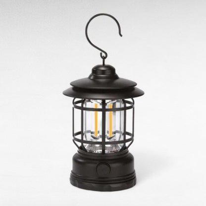 Lanterna da campeggio ricaricabile con LED dimmerabile e design vintage