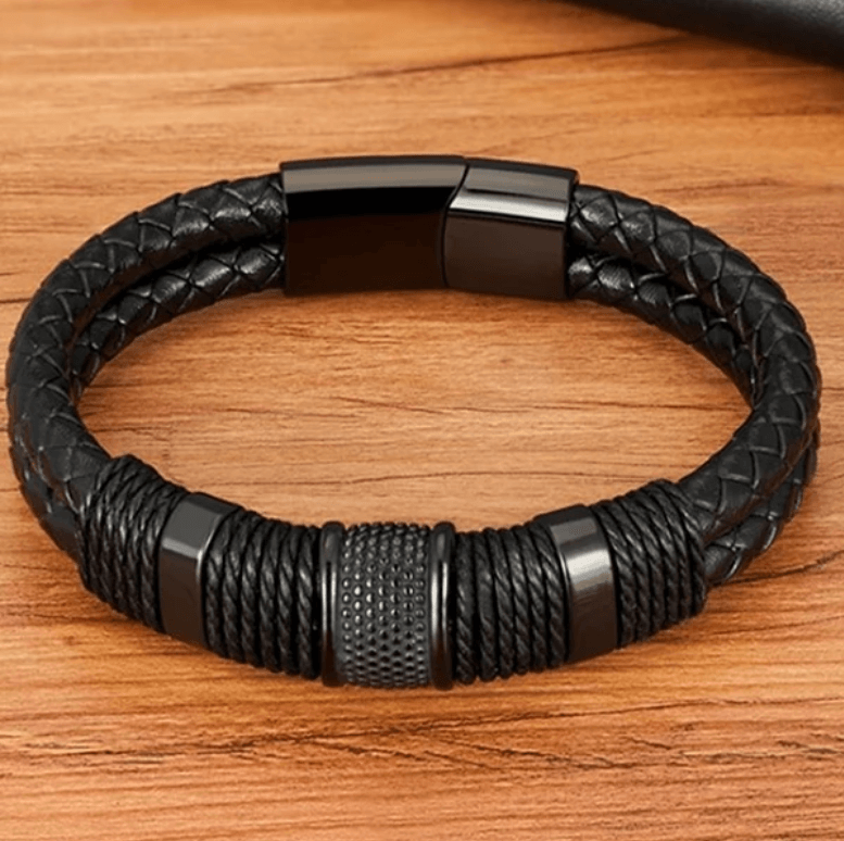 Lina | Woven Leather Bracelet