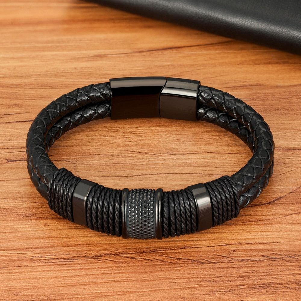 Lina | Woven Leather Bracelet