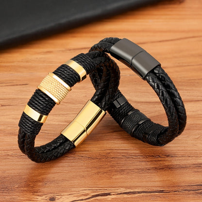 Lina | Woven Leather Bracelet