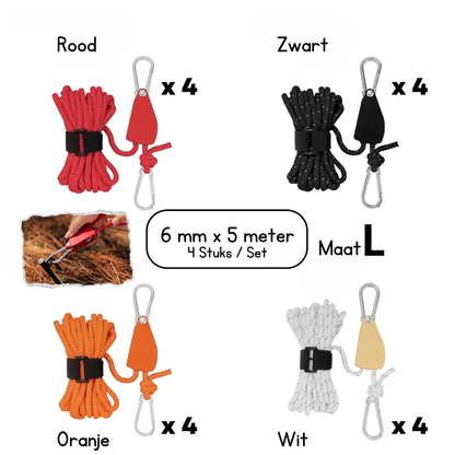 Pulley Camping Rope - High Strength & Quick Release