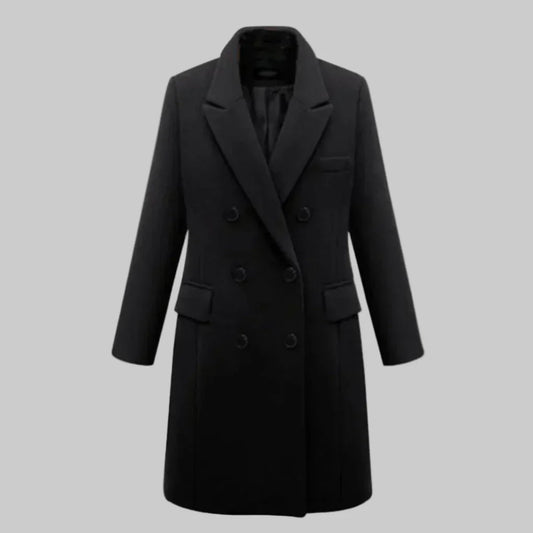 Abrigo largo de invierno para mujer