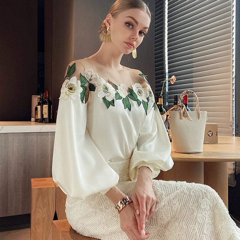 Lorenza | Floral Pattern Blouse