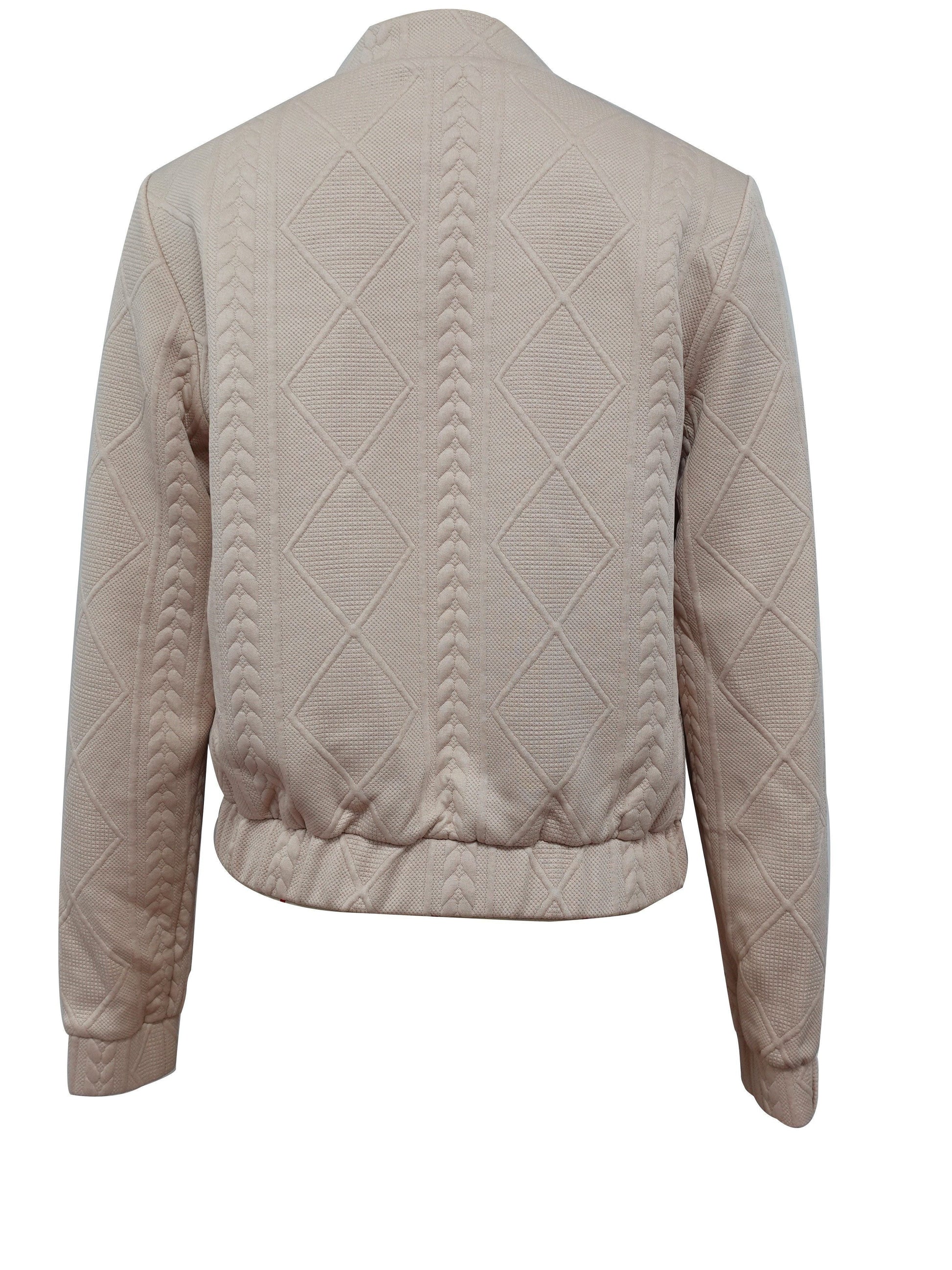 Lotte | Casual bomber jacket with plain texture