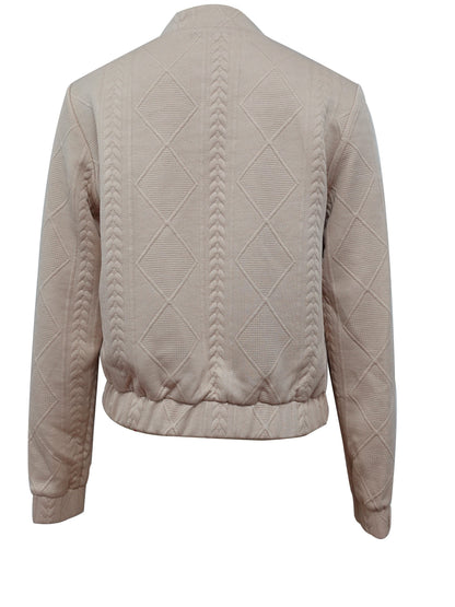 Lotte | Casual bomber jacket with plain texture