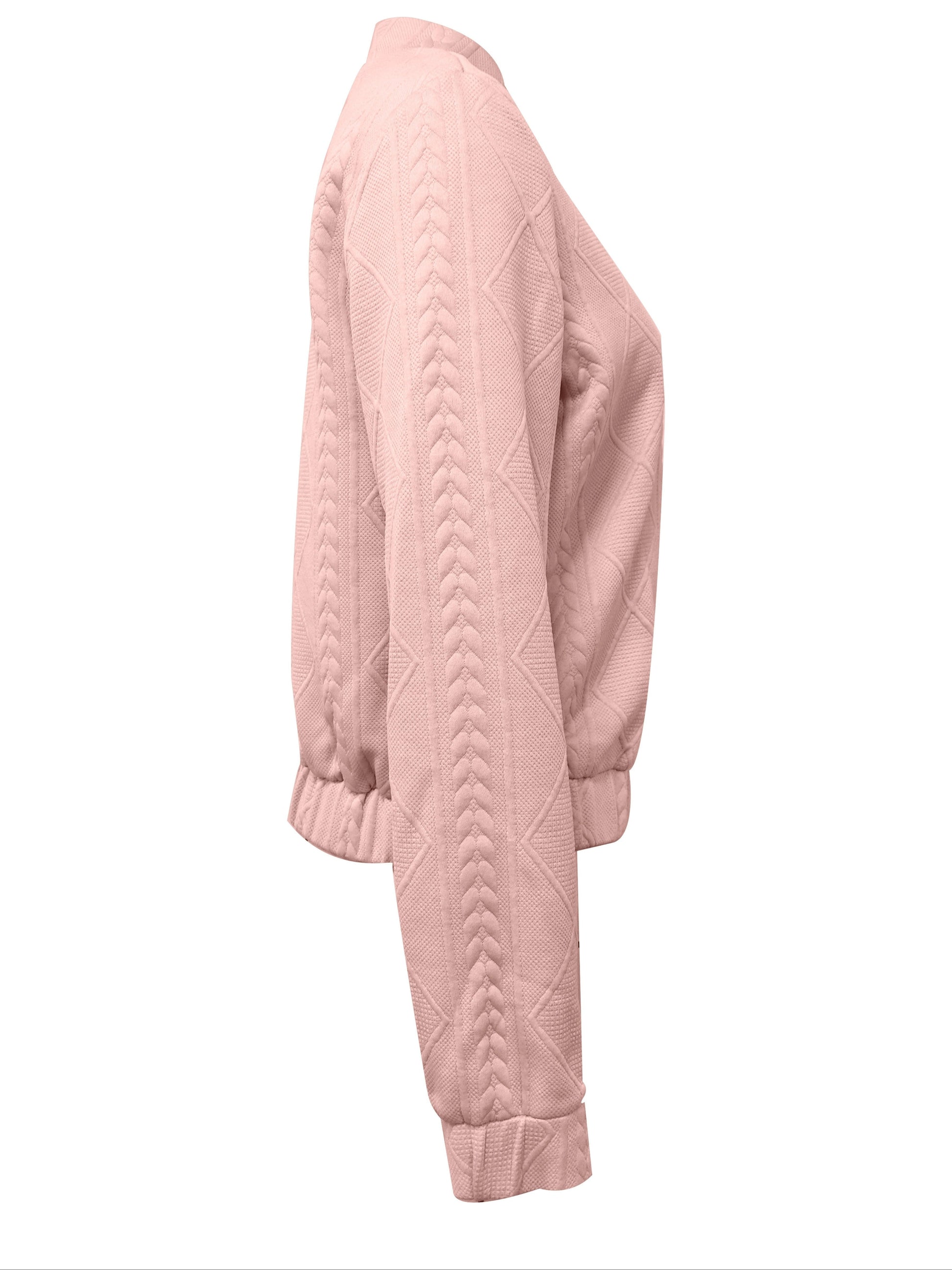 Lotte | Casual bomber jacket with plain texture