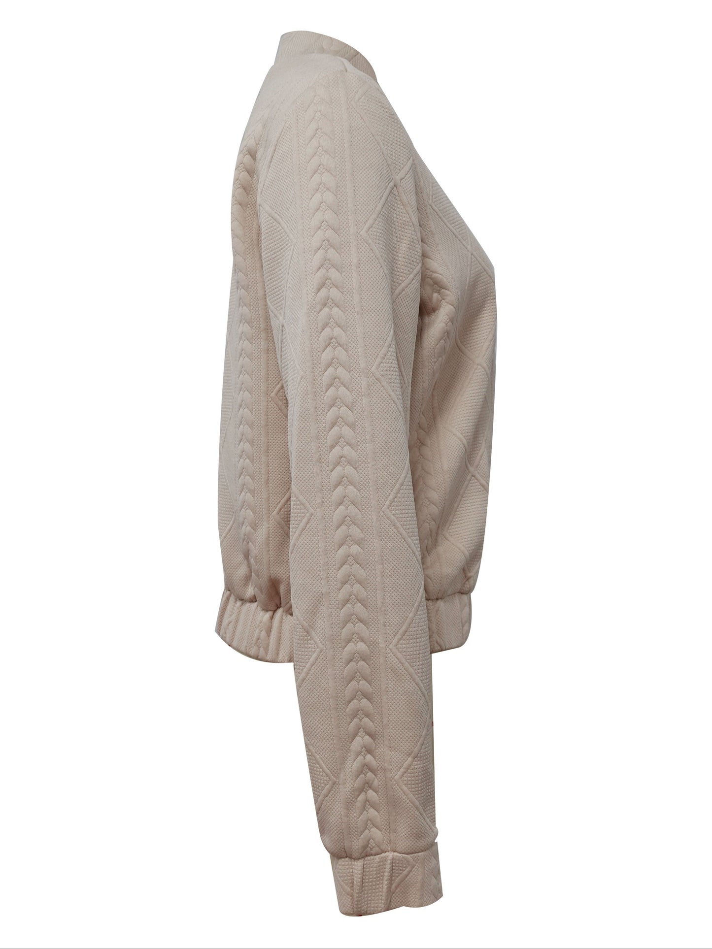 Lotte | Casual bomber jacket with plain texture