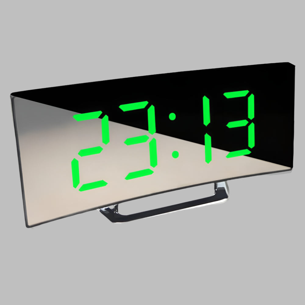 Gebogener LED-Wecker