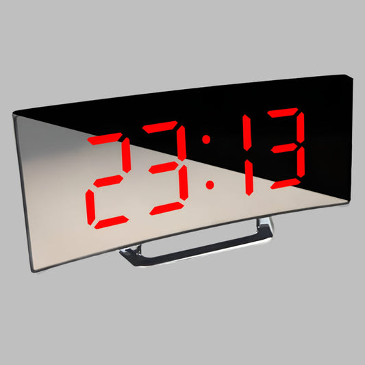 Reloj despertador LED curvo