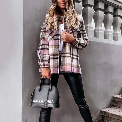 Lotte | Checked Autumn Coat
