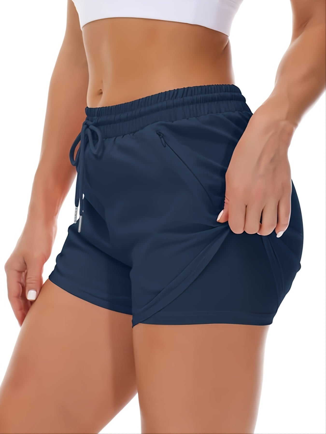 Lotte | Sporty 2-in-1 Women's Shorts with Pockets