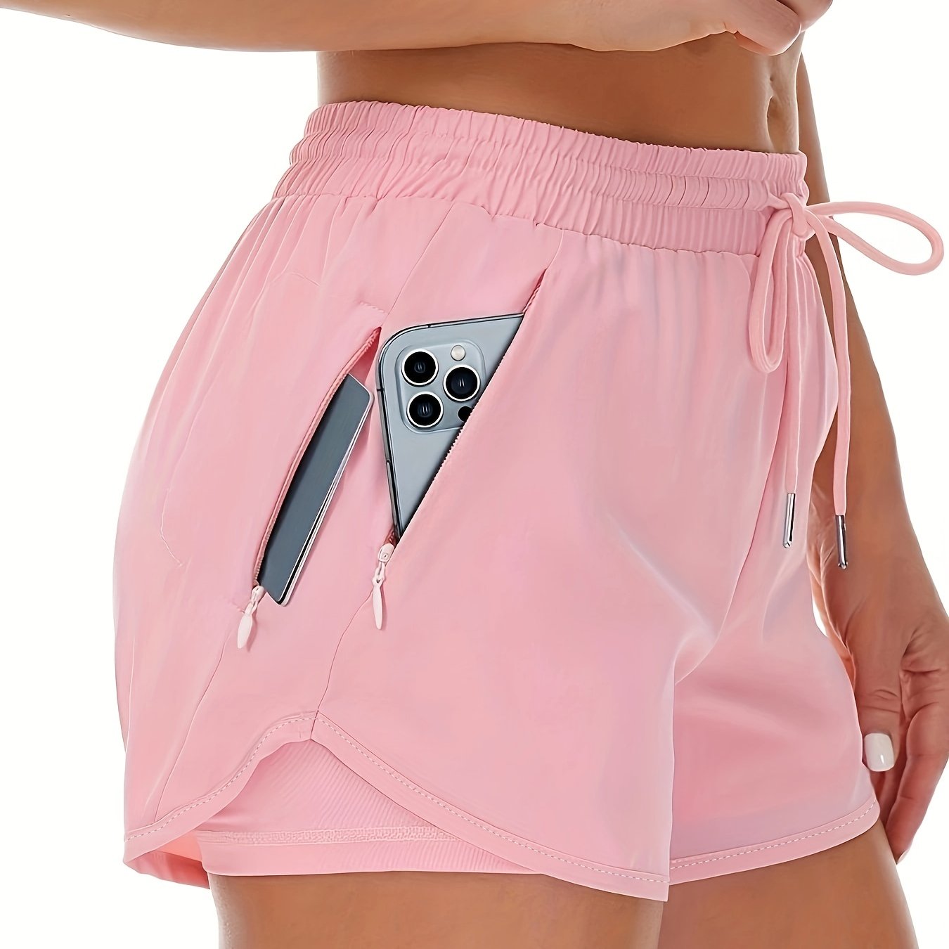 Lotte | Sporty 2-in-1 Women's Shorts with Pockets