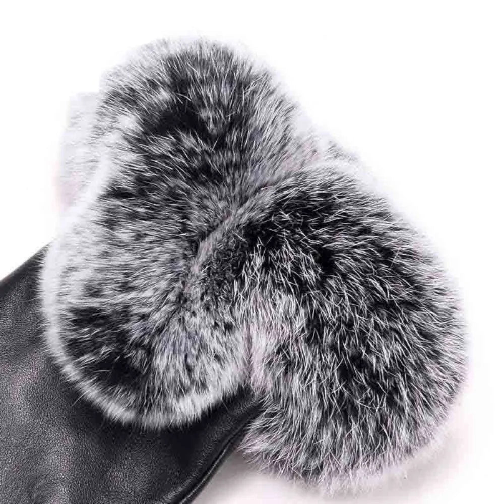 Lotte | Stylish & Warm Leather Gloves