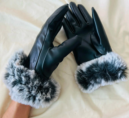 Lotte | Stylish & Warm Leather Gloves