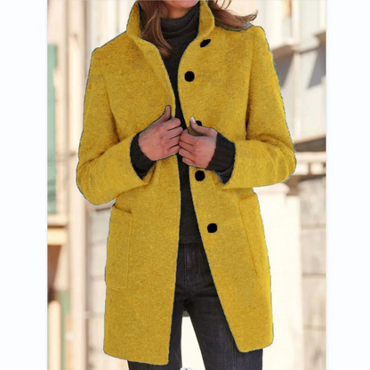 Lotte | Windproof Ladies' Coat with Stand-Up Collar
