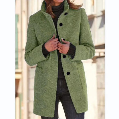 Lotte | Windproof Ladies' Coat with Stand-Up Collar