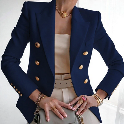 Louise | Comfortable blazer with cotton buttons