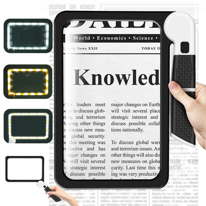 Full Page Large Handheld Magnifying Glass