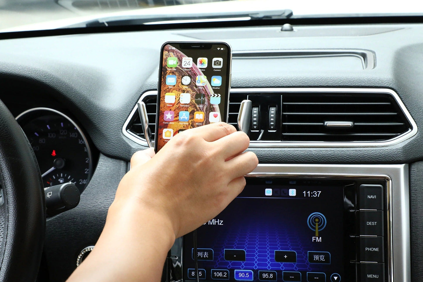 Automatic Clamping Phone Holder