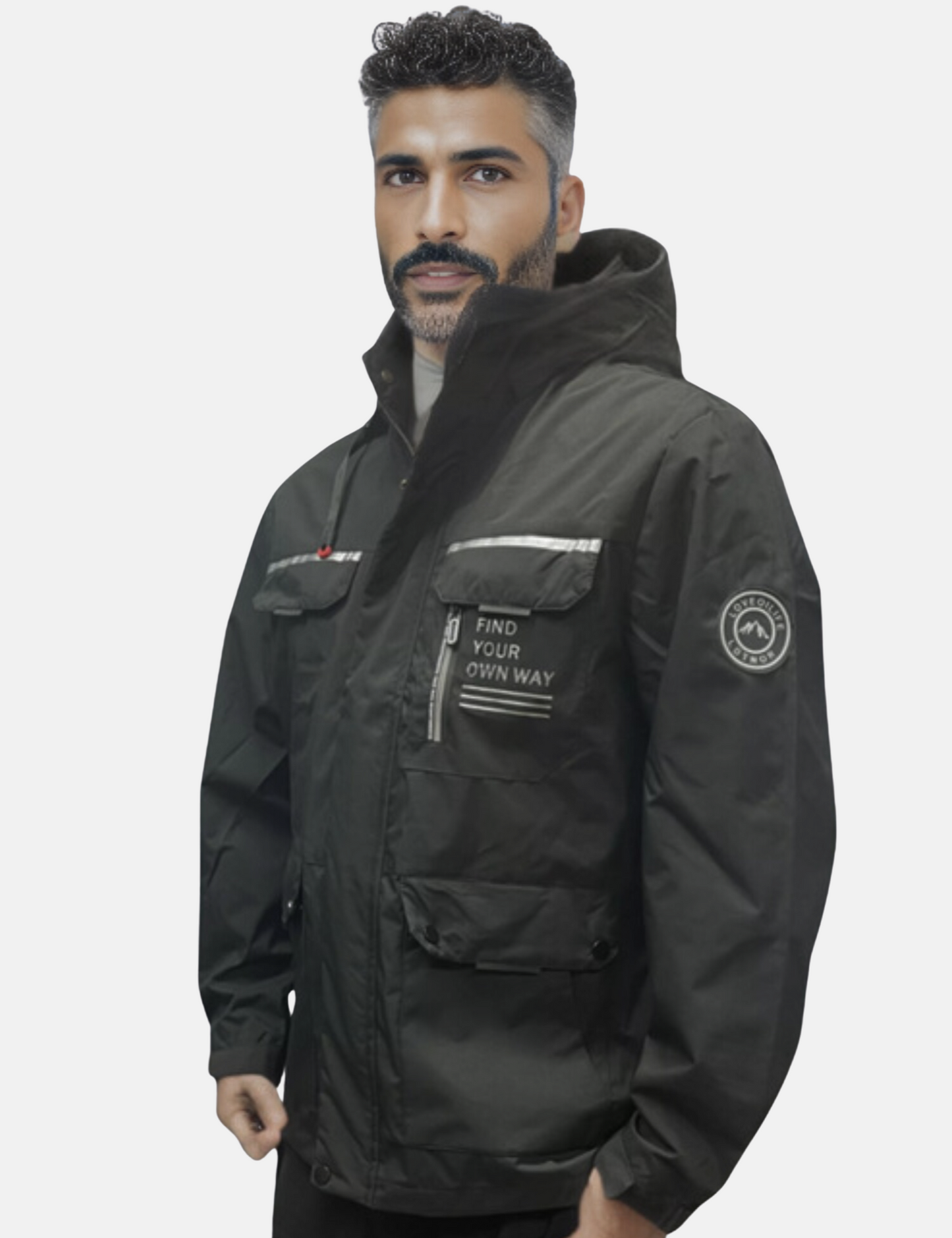 Lightweight Men's Jacket with Full Zip