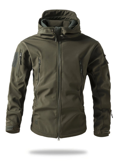 Lucas | Warm fleece men's jacket with hood