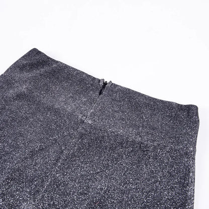 Luna | Stylish Women's High-Waisted Trousers with Glitter