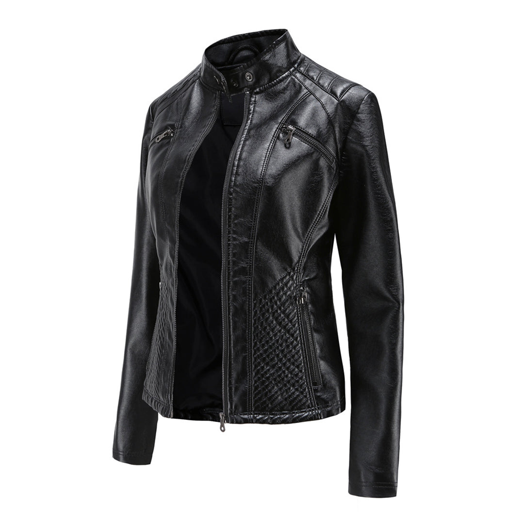 Luna | Refined Leather Jacket for Women